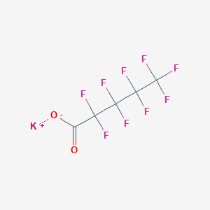 molecular formula C5F9KO2 B3126667 Potassium nonafluoropentanoate CAS No. 336-23-2