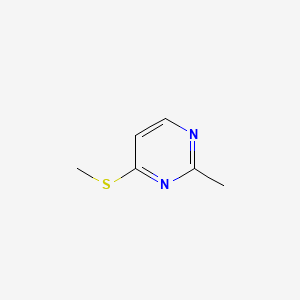 molecular formula C6H8N2S B3126762 2-Methyl-4-(methylthio)pyrimidine CAS No. 33779-33-8