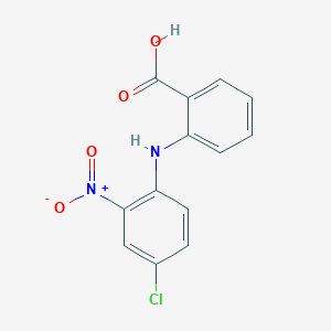 molecular formula C13H9ClN2O4 B031281 2-((4-氯-2-硝基苯基)氨基)苯甲酸 CAS No. 60091-87-4