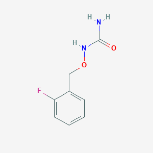 molecular formula C8H9FN2O2 B3129183 [(2-fluorophenyl)methoxy]urea CAS No. 339017-53-7