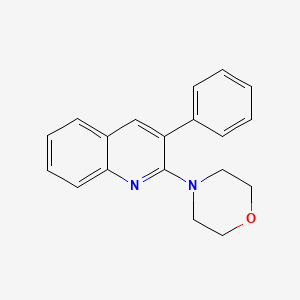 molecular formula C19H18N2O B3129589 2-Morpholino-3-phenylquinoline CAS No. 339102-54-4