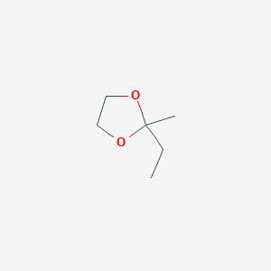 molecular formula C6H12O2 B031296 2-Ethyl-2-methyl-1,3-dioxolane CAS No. 126-39-6