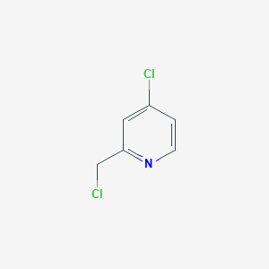 molecular formula C6H5Cl2N B031299 4-Chloro-2-(chloromethyl)pyridine CAS No. 10177-21-6