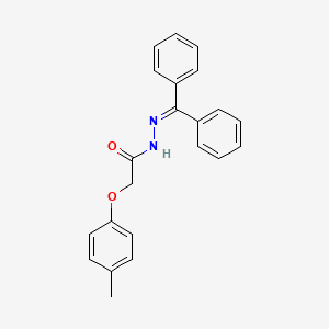 molecular formula C22H20N2O2 B3130263 N'-(diphenylmethylene)-2-(4-methylphenoxy)acetohydrazide CAS No. 341967-95-1