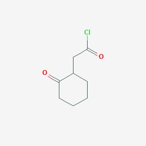 molecular formula C8H11ClO2 B3130317 2-(2-Oxocyclohexyl)acetyl chloride CAS No. 342402-77-1