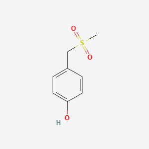 molecular formula C8H10O3S B3130326 4-(methanesulfonylmethyl)phenol CAS No. 342403-17-2