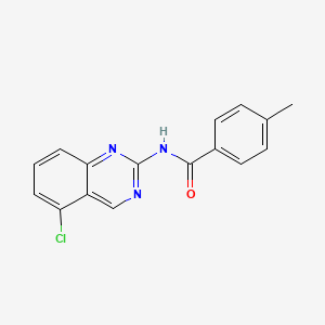 molecular formula C16H12ClN3O B3130450 N-(5-chloroquinazolin-2-yl)-4-methylbenzamide CAS No. 343372-55-4