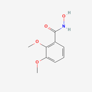 molecular formula C9H11NO4 B3130575 N-hydroxy-2,3-dimethoxybenzamide CAS No. 343773-22-8