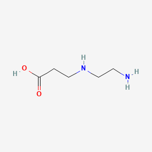 molecular formula C5H12N2O2 B3130600 3-((2-Aminoethyl)amino)propanoic acid CAS No. 34381-72-1