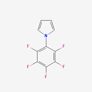 molecular formula C10H4F5N B3130759 (1H-Pyrrol-1-yl)pentafluorobenzene CAS No. 344452-95-5