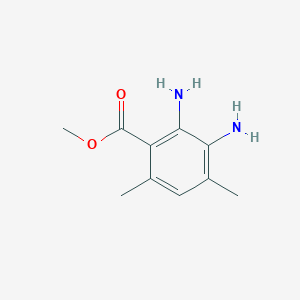 molecular formula C10H14N2O2 B3130776 Methyl 2,3-diamino-4,6-dimethylbenzoate CAS No. 344595-77-3