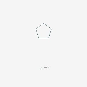 molecular formula C5H10In B3131033 Cyclopentadienylindium (I) CAS No. 34822-89-4