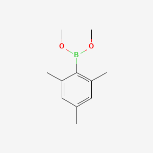 molecular formula C11H17BO2 B3131095 dimethyl mesitylboronate CAS No. 34907-53-4