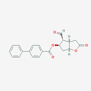 molecular formula C21H18O5 B031311 (-)-Corey lactone aldehyde P-phenyl benzoate CAS No. 38754-71-1