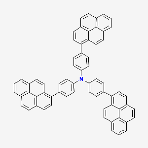 molecular formula C66H39N B3131203 Tris(4-(pyren-1-yl)phenyl)amine CAS No. 349669-77-8