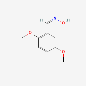 molecular formula C9H11NO3 B3131208 2,5-Dimethoxybenzaldehyde oxime CAS No. 34967-19-6