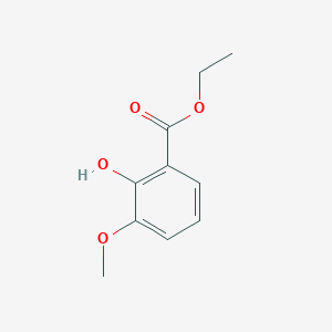 molecular formula C10H12O4 B3131226 Ethyl 2-hydroxy-3-methoxybenzoate CAS No. 35030-98-9