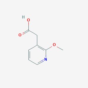 molecular formula C8H9NO3 B3131316 2-(2-Methoxypyridin-3-yl)acetic acid CAS No. 351410-38-3