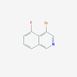molecular formula C9H5BrFN B3131329 4-Bromo-5-fluoroisoquinoline CAS No. 351457-58-4