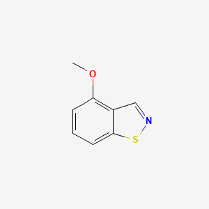 molecular formula C8H7NOS B3131382 4-Methoxybenzo[d]isothiazole CAS No. 35272-30-1