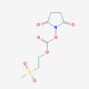 molecular formula C8H11NO7S B031314 2-(Methylsulfonyl)ethyl n-succinimidyl carbonate CAS No. 57903-15-8