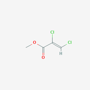 molecular formula C4H4Cl2O2 B3131421 Methyl Z-2,3-Dichloropropenoate CAS No. 3533-69-5