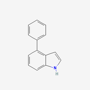 molecular formula C14H11N B3131548 4-phenyl-1H-indole CAS No. 35577-92-5