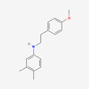 molecular formula C17H21NO B3131647 N-(4-Methoxyphenethyl)-3,4-dimethylaniline CAS No. 356537-73-0