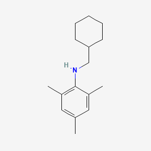 molecular formula C16H25N B3131677 N-(Cyclohexylmethyl)-2,4,6-trimethylaniline CAS No. 356540-01-7