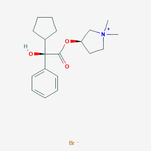 molecular formula C19H28BrNO3 B031317 (R,R)-Glycopyrrolate CAS No. 475468-09-8