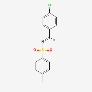 molecular formula C14H12ClNO2S B3131722 N-(4-CHLOROBENZYLIDENE)-4-METHYLBENZENESULFONAMIDE CAS No. 357417-22-2