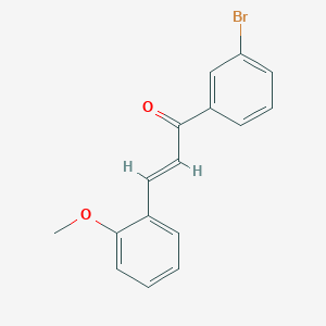 (2E)-1-(3-Bromophenyl)-3-(2-methoxyphenyl)prop-2-en-1-one