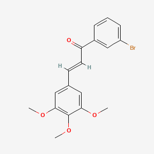 (2E)-1-(3-Bromophenyl)-3-(3,4,5-trimethoxyphenyl)prop-2-en-1-one