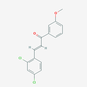(2E)-3-(2,4-Dichlorophenyl)-1-(3-methoxyphenyl)prop-2-en-1-one
