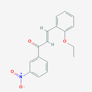 (2E)-3-(2-Ethoxyphenyl)-1-(3-nitrophenyl)prop-2-en-1-one