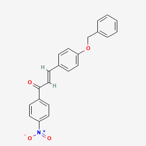 (2E)-3-[4-(Benzyloxy)phenyl]-1-(4-nitrophenyl)prop-2-en-1-one