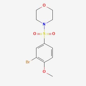 4-((3-Bromo-4-methoxyphenyl)sulfonyl)morpholine
