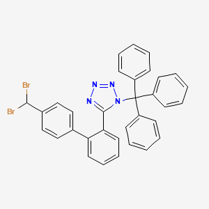 5-(4'-(Dibromomethyl)-[1,1'-biphenyl]-2-yl)-1-trityl-1H-tetrazole