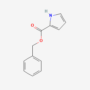 molecular formula C12H11NO2 B3131864 benzyl 1H-pyrrole-2-carboxylate CAS No. 35889-87-3
