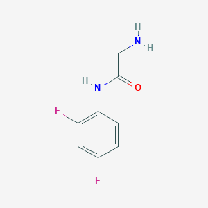 molecular formula C8H8F2N2O B3131902 N1-(2,4-Difluorophenyl)glycinamide CAS No. 359821-40-2