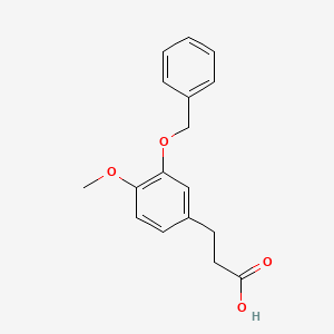 3-(3-(Benzyloxy)-4-methoxyphenyl)propanoic acid