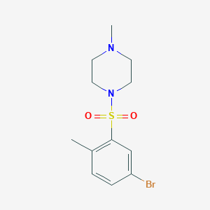 1-((5-Bromo-2-methylphenyl)sulfonyl)-4-methylpiperazine