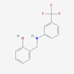 2-({[3-(Trifluoromethyl)phenyl]amino}methyl)phenol
