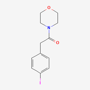 molecular formula C12H14INO2 B3132158 2-(4-Iodophenyl)-1-morpholin-4-ylethanone CAS No. 364793-89-5