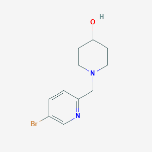 1-[(5-Bromopyridin-2-yl)methyl]piperidin-4-ol