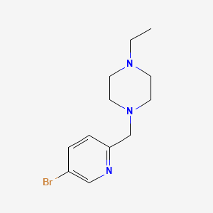 Piperazine, 1-[(5-bromo-2-pyridinyl)methyl]-4-ethyl-