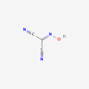 molecular formula C3HN3O B3132314 hydroxycarbonimidoyl dicyanide CAS No. 36568-05-5