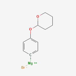 4-(2-Tetrahydro-2H-pyranoxy)phenylmagnesium bromide