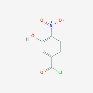 molecular formula C7H4ClNO4 B3132431 3-Hydroxy-4-nitrobenzoyl chloride CAS No. 36852-58-1