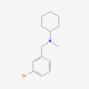 molecular formula C14H20BrN B3132456 (3-Bromobenzyl)-cyclohexylmethylamine CAS No. 368879-22-5